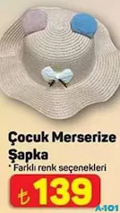 ÇOCUK MERSERİZE ŞAPKA fiyat ve kampanya bilgisi
